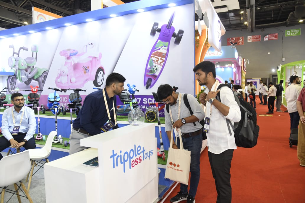 Tripple Ess Toys exhibiting at Toy Biz International Trade Fair in Pragati Maidan New Delhi
