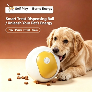 Electric Eco-Friendly Interactive Pet Treat Dispensing Ball