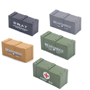 Empty Plastic Mini Storage Building Blocks Boxes