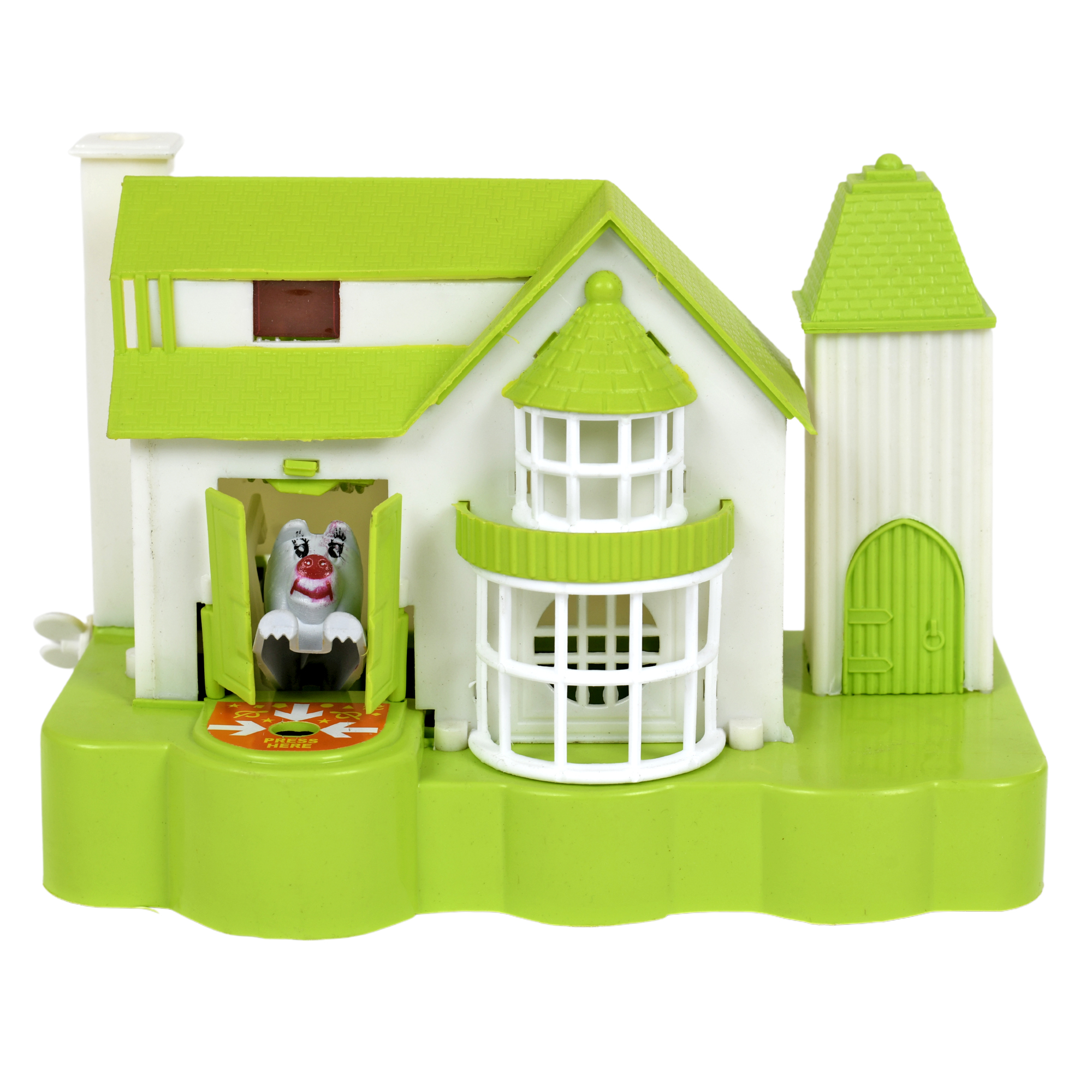 Green Puppy House Coins Bank — Eco-Friendly Toy
