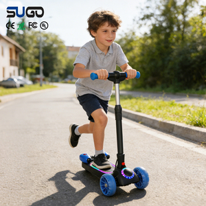 Child Electric Scooter with Front LED Light