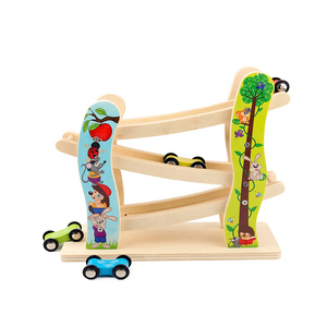 OEM Wooden Toys Classic Bassha Der Kelana Car Ramp Sliding Cars