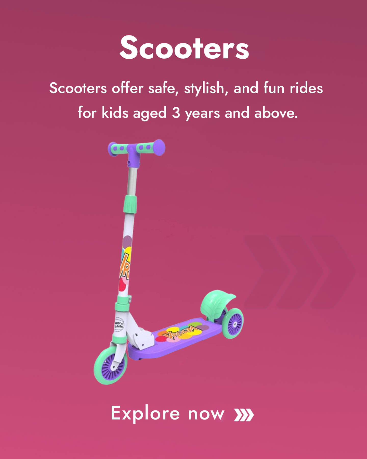 Kids 3 Wheel Kick Scooter OEM Manufacturing